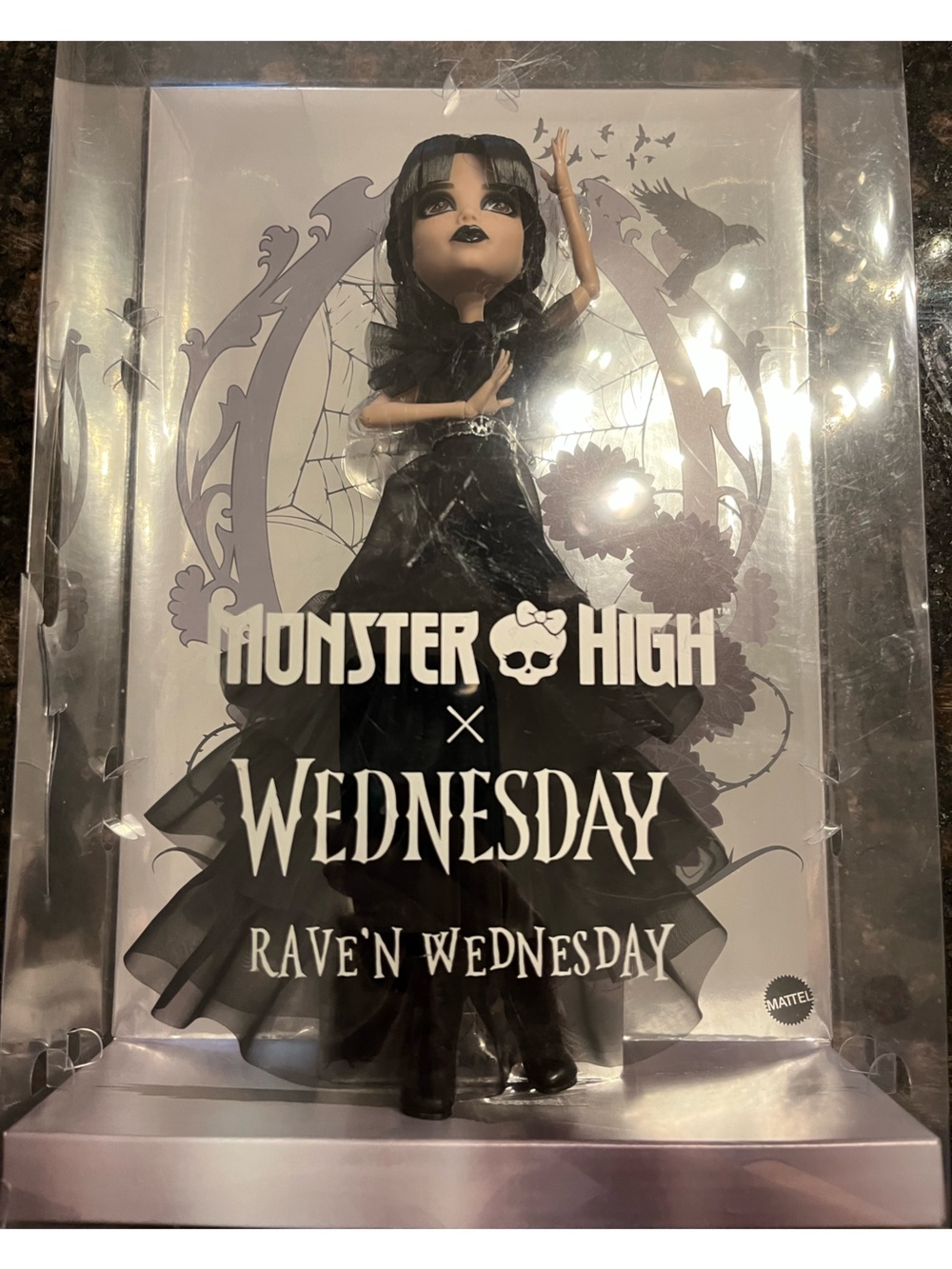 NIB Monster High x Wednesday Addams Rave’N Dance Doll Collectible Box Wear